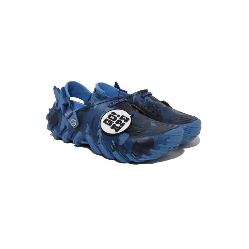 Сабо Crocs Echo M1 EVA от A Bathing Ape синие — фото 4