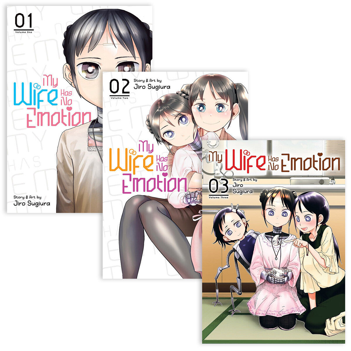 

Манга My Wife Has No Emotion Manga (1-3) Bundle