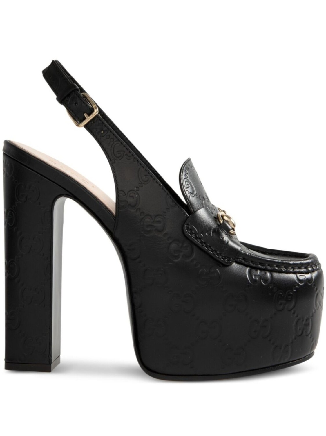 

145-мм туфли платформы Ottavia Gucci, черный
