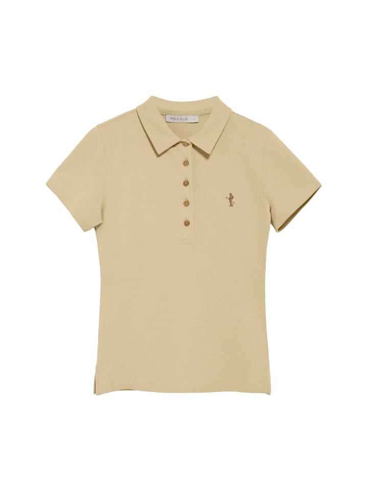 

Рубашка-поло цвета слоновой кости Polo Club