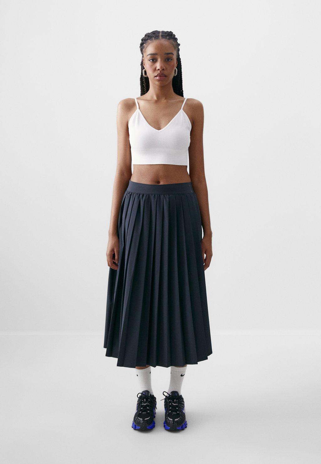 

Юбка А-силуэта PLEATED SKIRT - Pleated skirt Nike Sportswear, черный