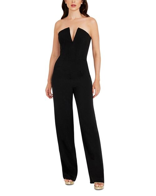 

Широкий комбинезон без бретелек Fernanda Dress the Population, цвет Black