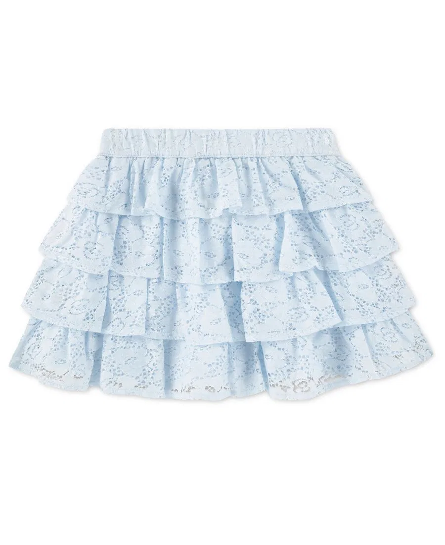 Мини-шорты с кружевом для девочек 2T-5T Abercrombie Kids, синий — фото 2