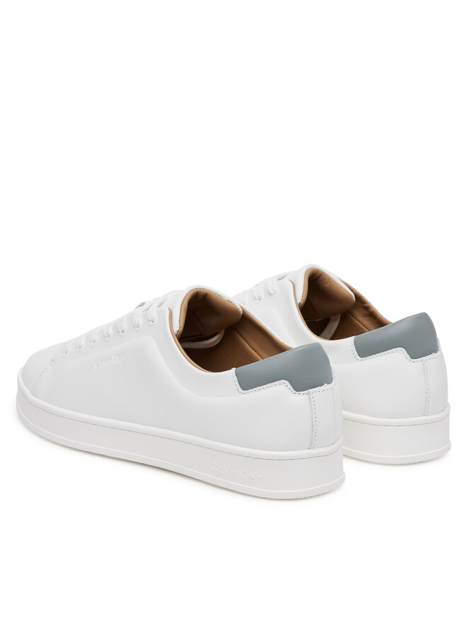Кроссовки Pure Low Laceup Cupsole Hf Lth HM0HM01859 Calvin Klein, белый — фото 3