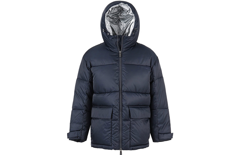 

Куртка пуховик AE FW23 мужская синяя ARMANI EXCHANGE, морской синий