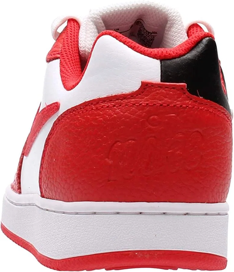 Мужские баскетбольные кроссовки Nike Ebernon Low Prem, White Plain Red Black 101 — фото 3