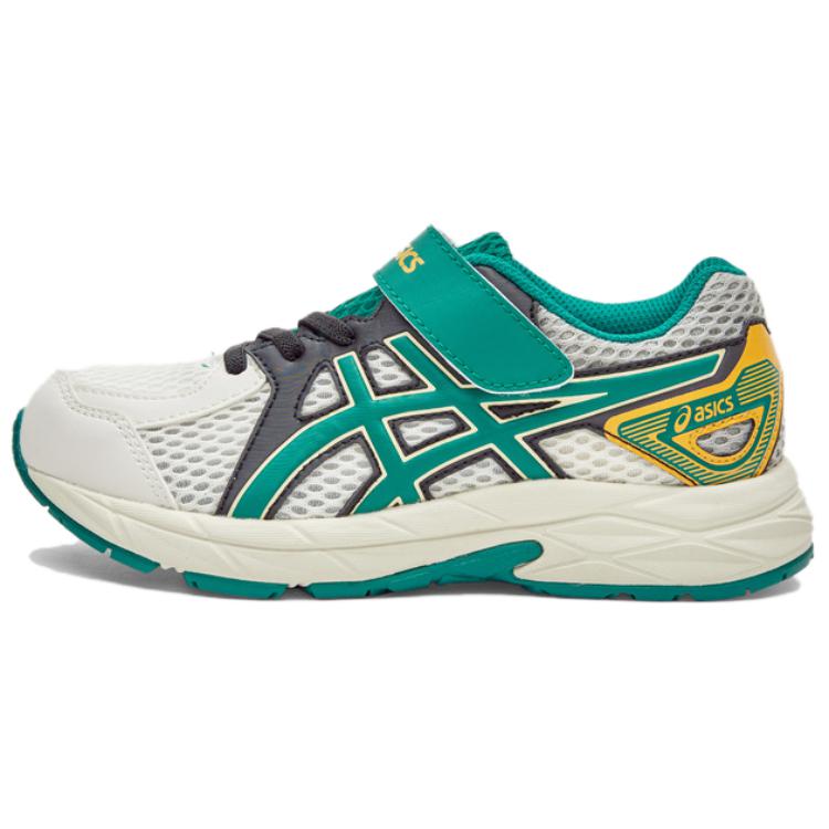 Кроссовки Contend Jog Breathable Rebound Support с низким верхом для детей ASICS, белый/зеленый — фото 2