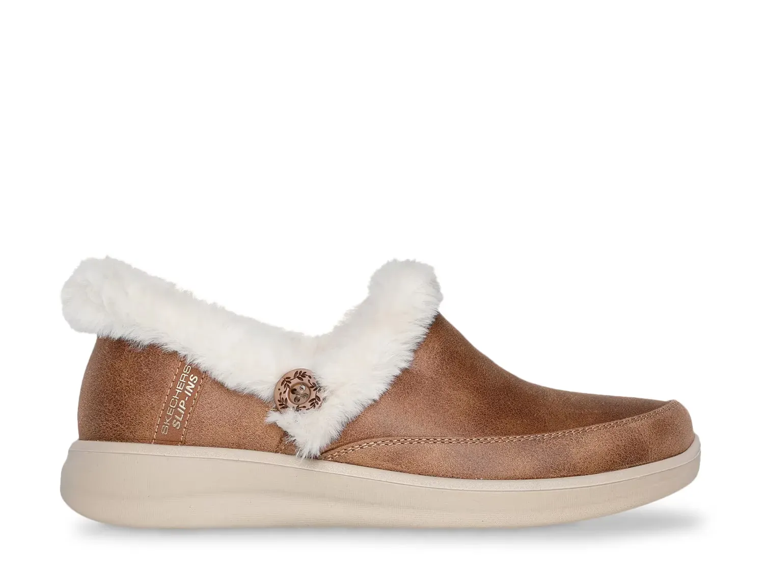 Hands Free Slip-Ins Cozy Escape Слипоны Skechers, Cognac — фото 3