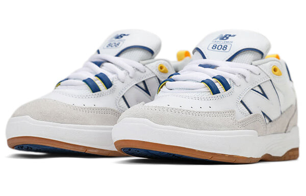 Кроссовки New Balance Numeric Tiago Lemos 808 'White blue', белый — фото 4
