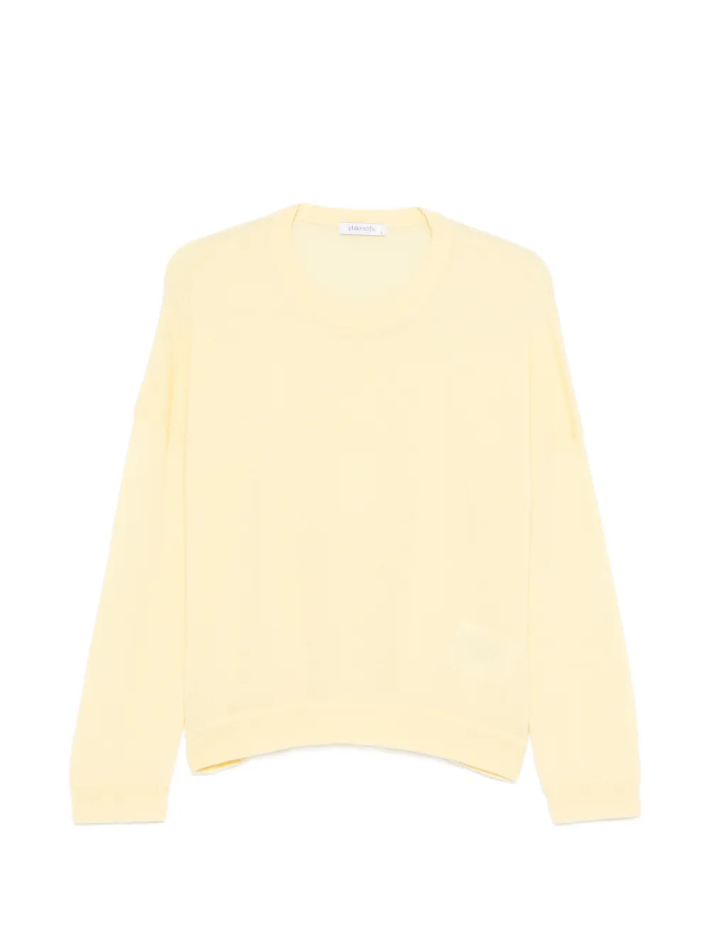 

Кашемировый свитер с круглым вырезом Philo-Sofie, желтый