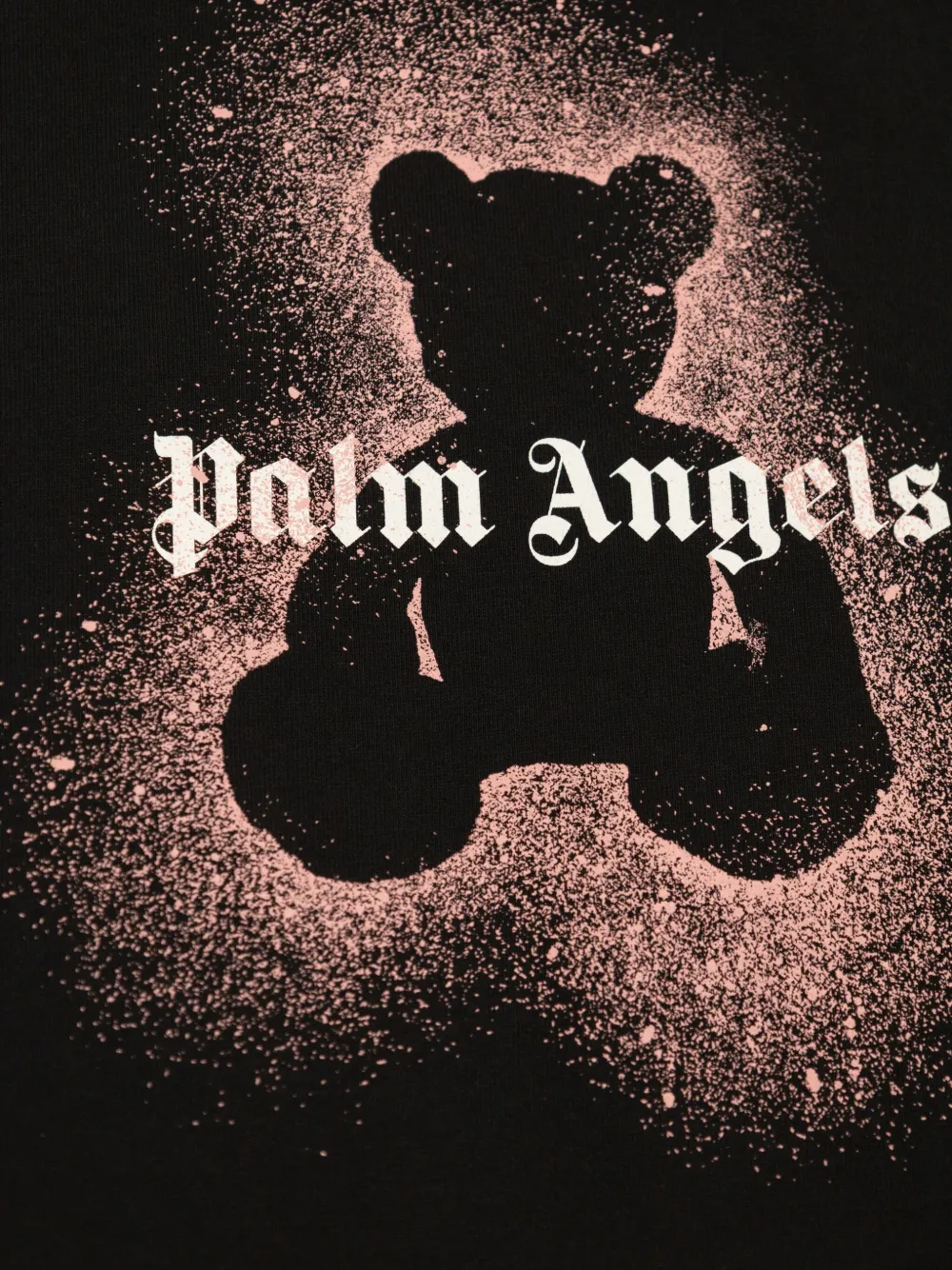 Хлопковая футболка Palm Angels Kids, черный — фото 4