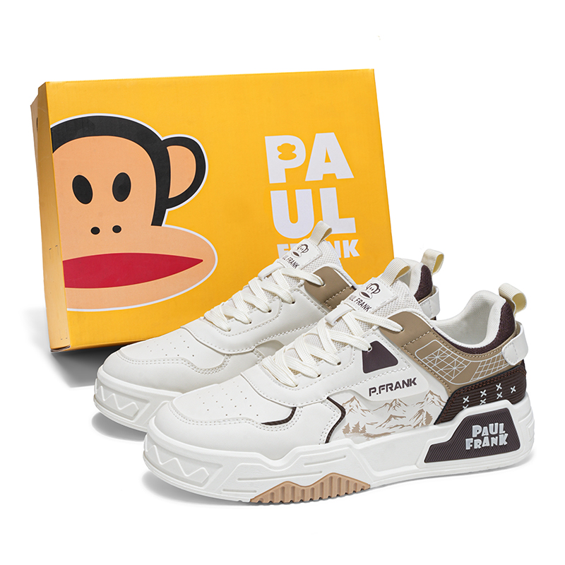 

PAUL FRANK Мужские дышащие легкие низкие скейтерские кеды с хорошей поддержой - хаки, цвет Khaki