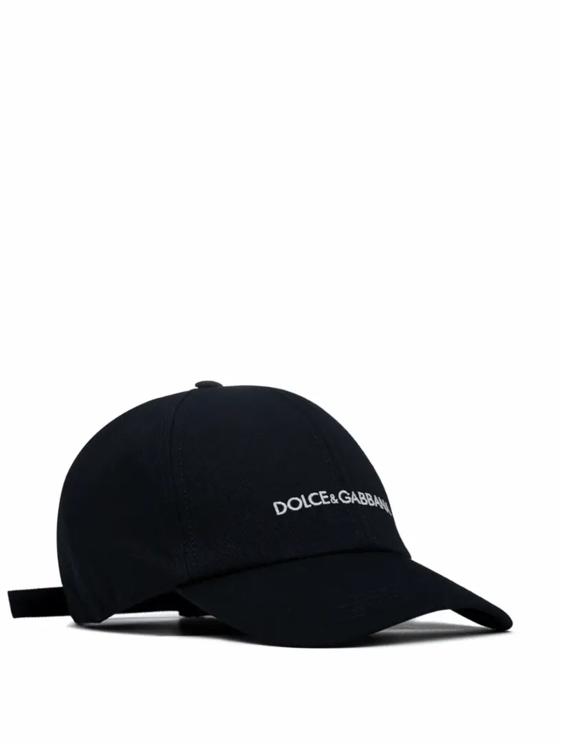 

Хлопковая кепка с логотипом Dolce&Gabbana, тёмно-синий