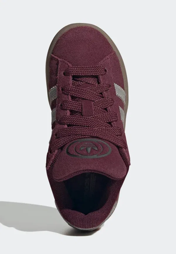 Кроссовки Adidas Originals Campus 00s, бордово-хаки с тремя вставками — фото 3