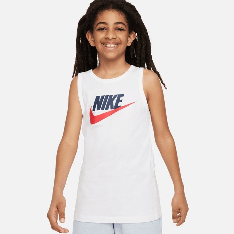 

Детская майка nsw Tank essntl hbr Nike, белый