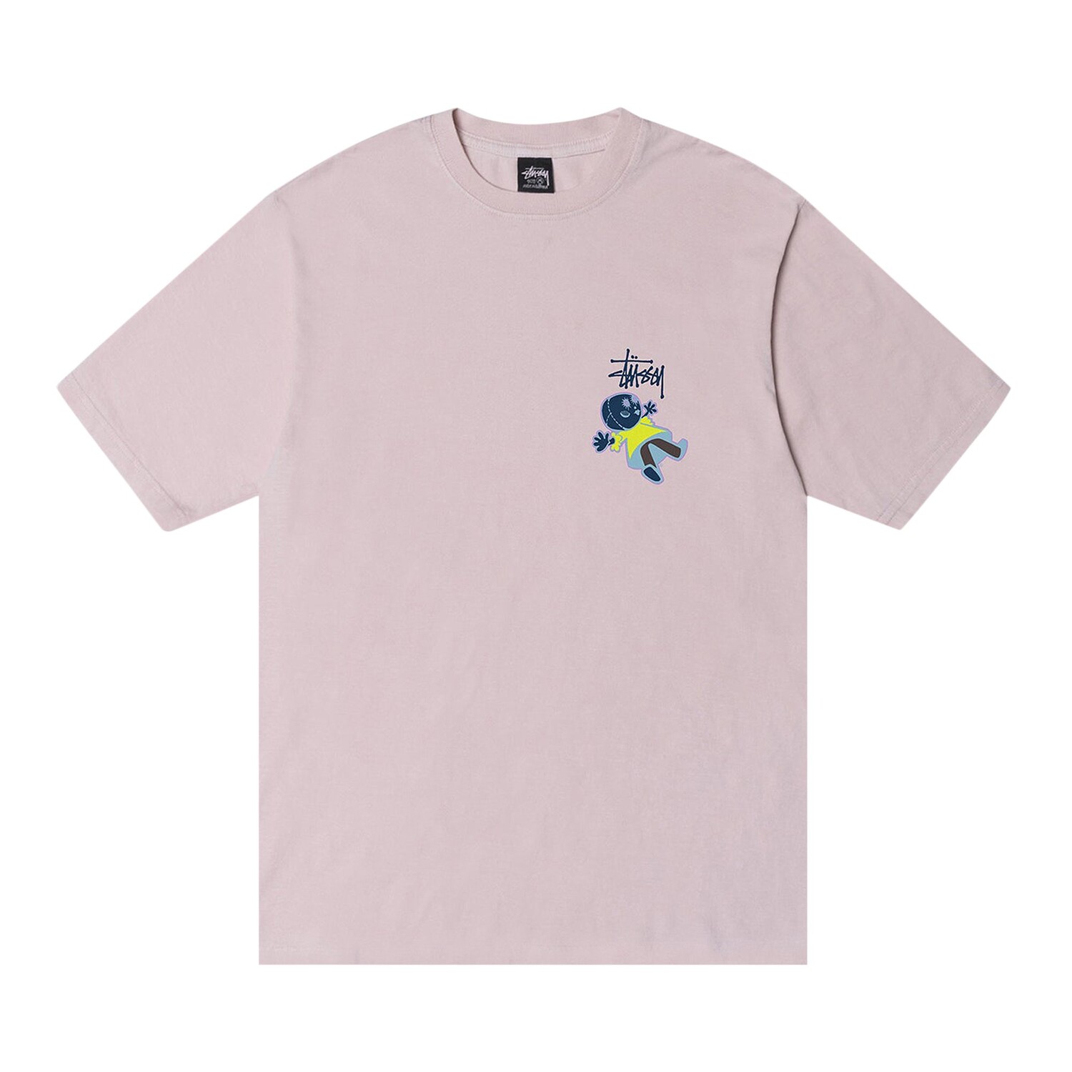 

Футболка Stussy Dollie, окрашенная в пигмент, цвет Румяна