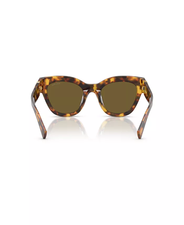 Женские солнцезащитные очки, MU 01YS MIU MIU, коричневый — фото 3