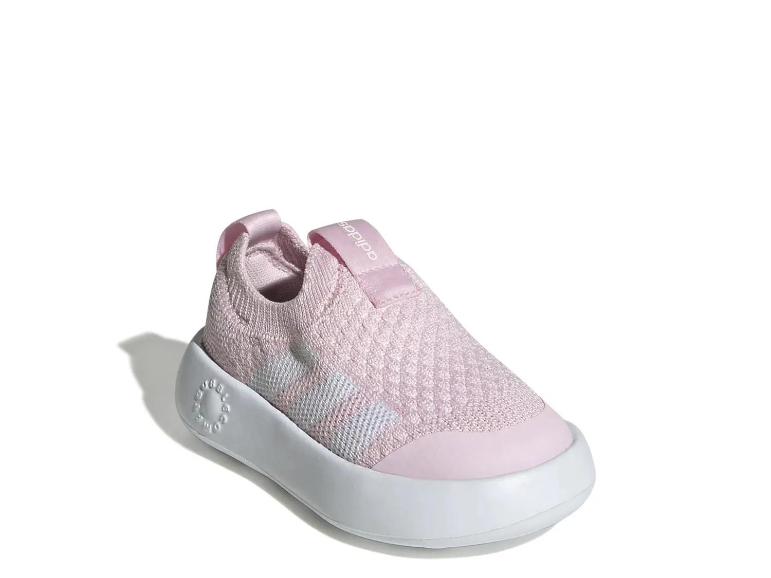 

Кроссовки Adidas Bubblecomfy Slip-On — детские, светло-розовые