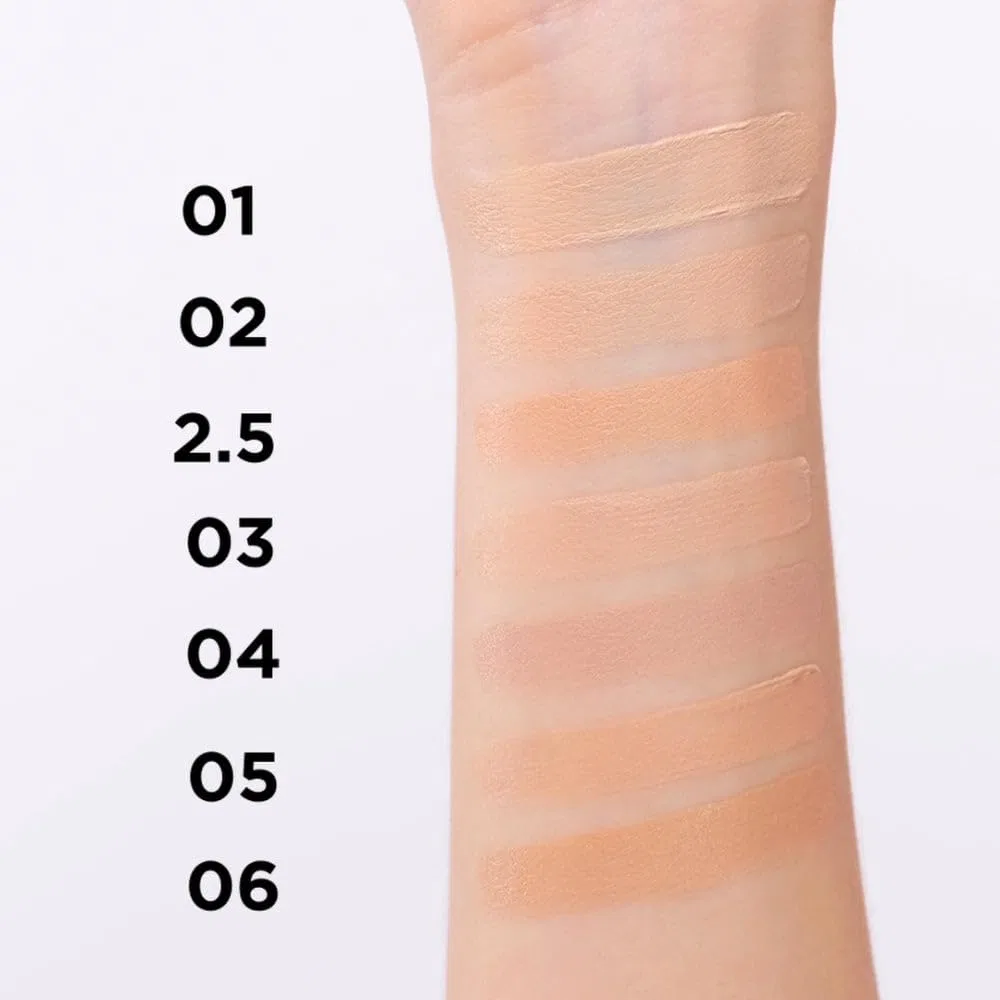 Водостойкий консилер «Liquid Camouflage» 01 от Eveline Cosmetics Eveline Cosmetics, Light (Fair) — фото 2