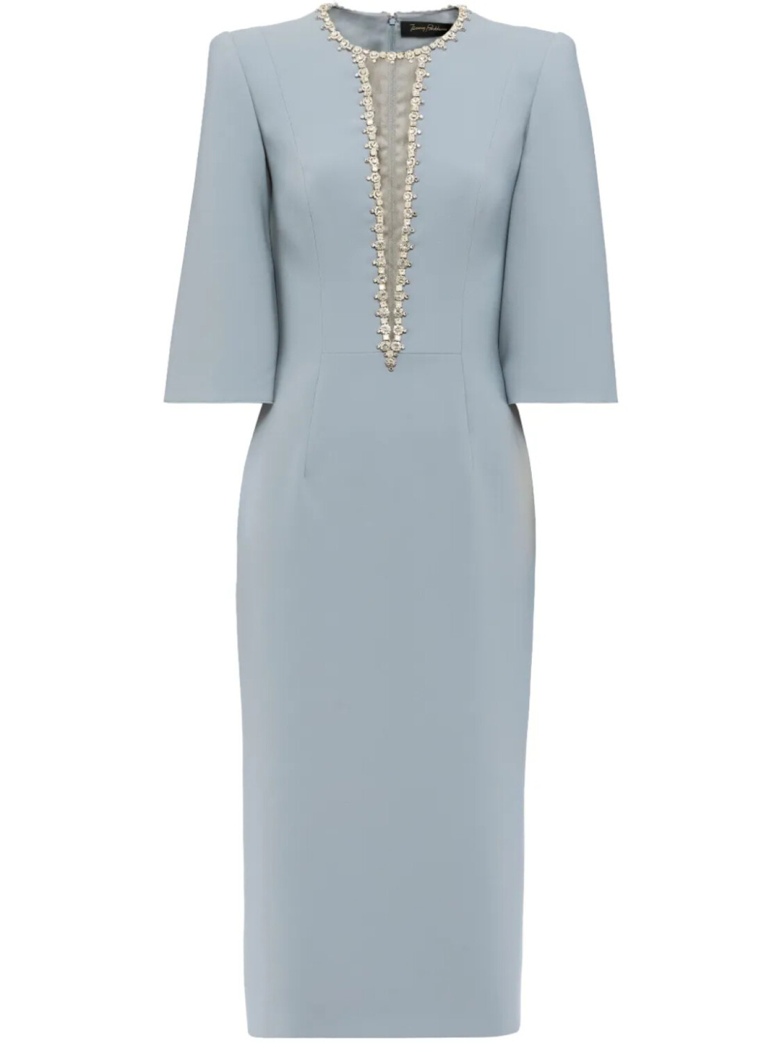 

Платье миди Jenny Packham Grace, синий