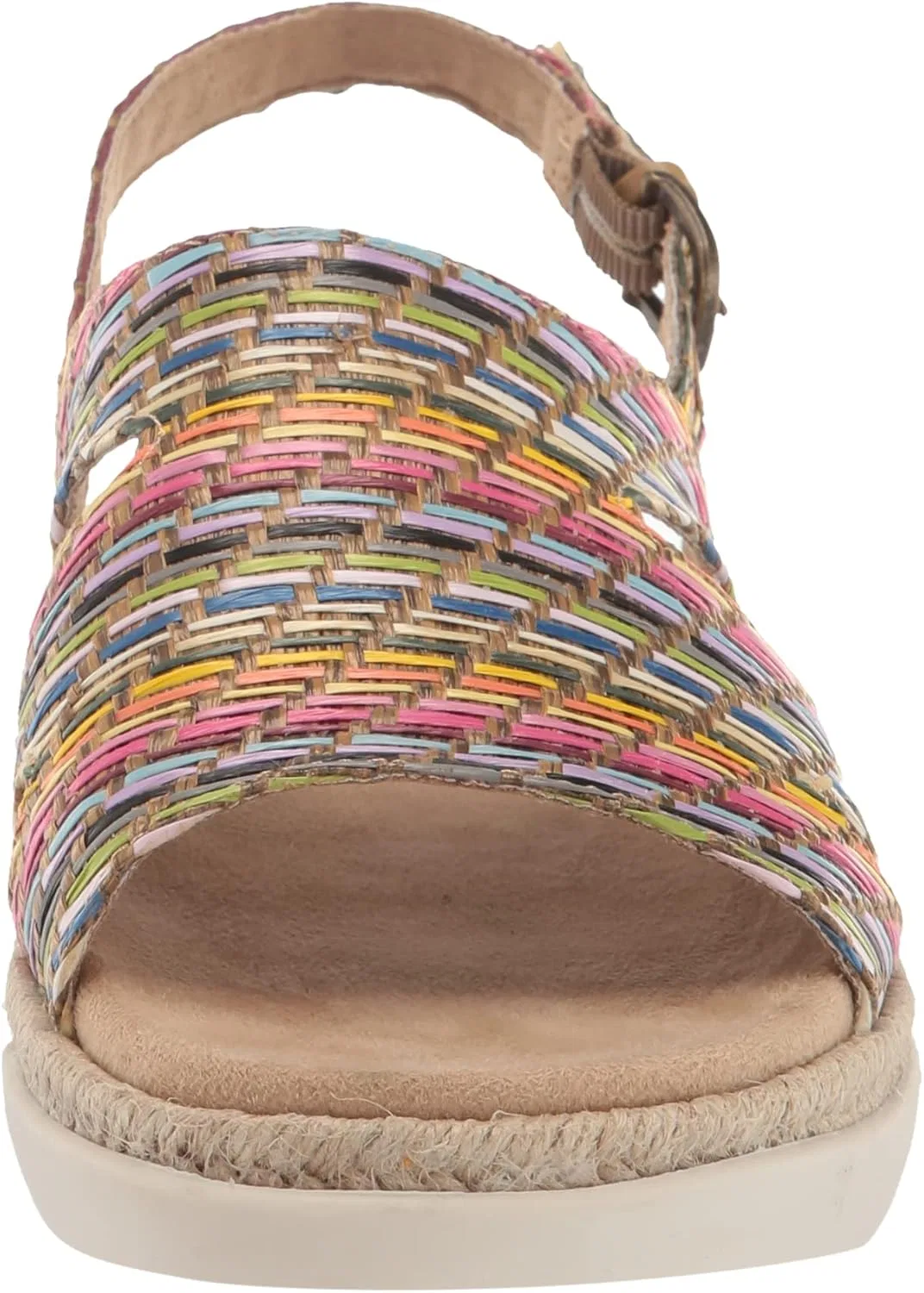 Сандалии мужские платформа Bella Vita, Bright Multi Woven — фото 2