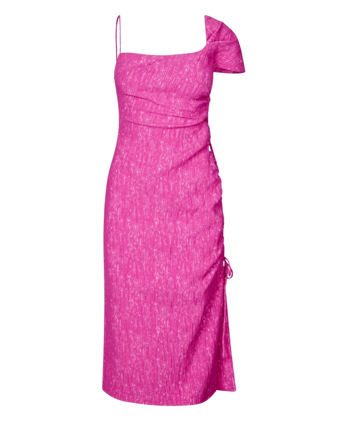 

Стильное плиссированное эластичное платье Stine Goya, розовый