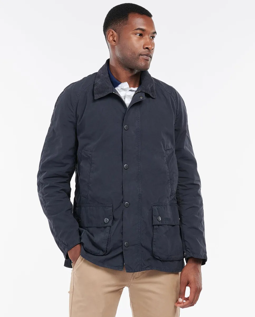 

Повседневная мужская куртка с приталенной талией Barbour, тёмно-синий