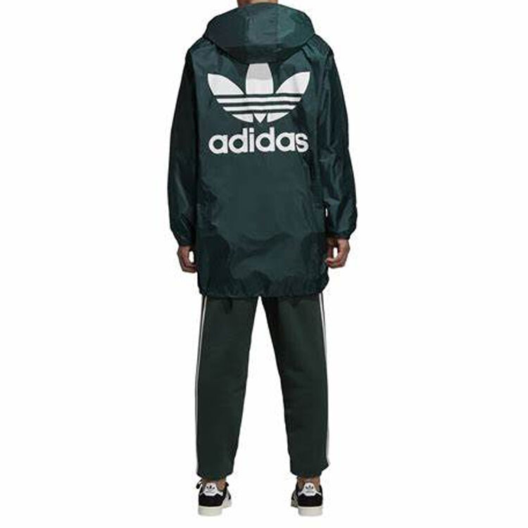 Куртка Trefoil мужская зеленая Adidas Originals, зеленый — фото 4