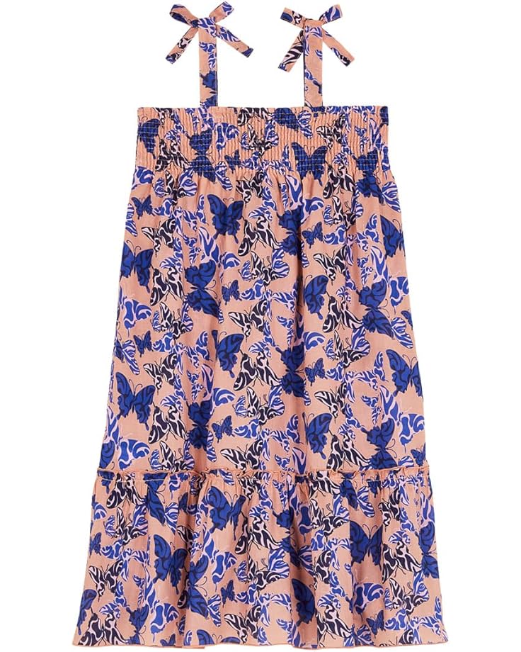 Платье Vilebrequin Kids Organic Cotton Voile Dress Disco Butterfly, цвет Blush — фото 2