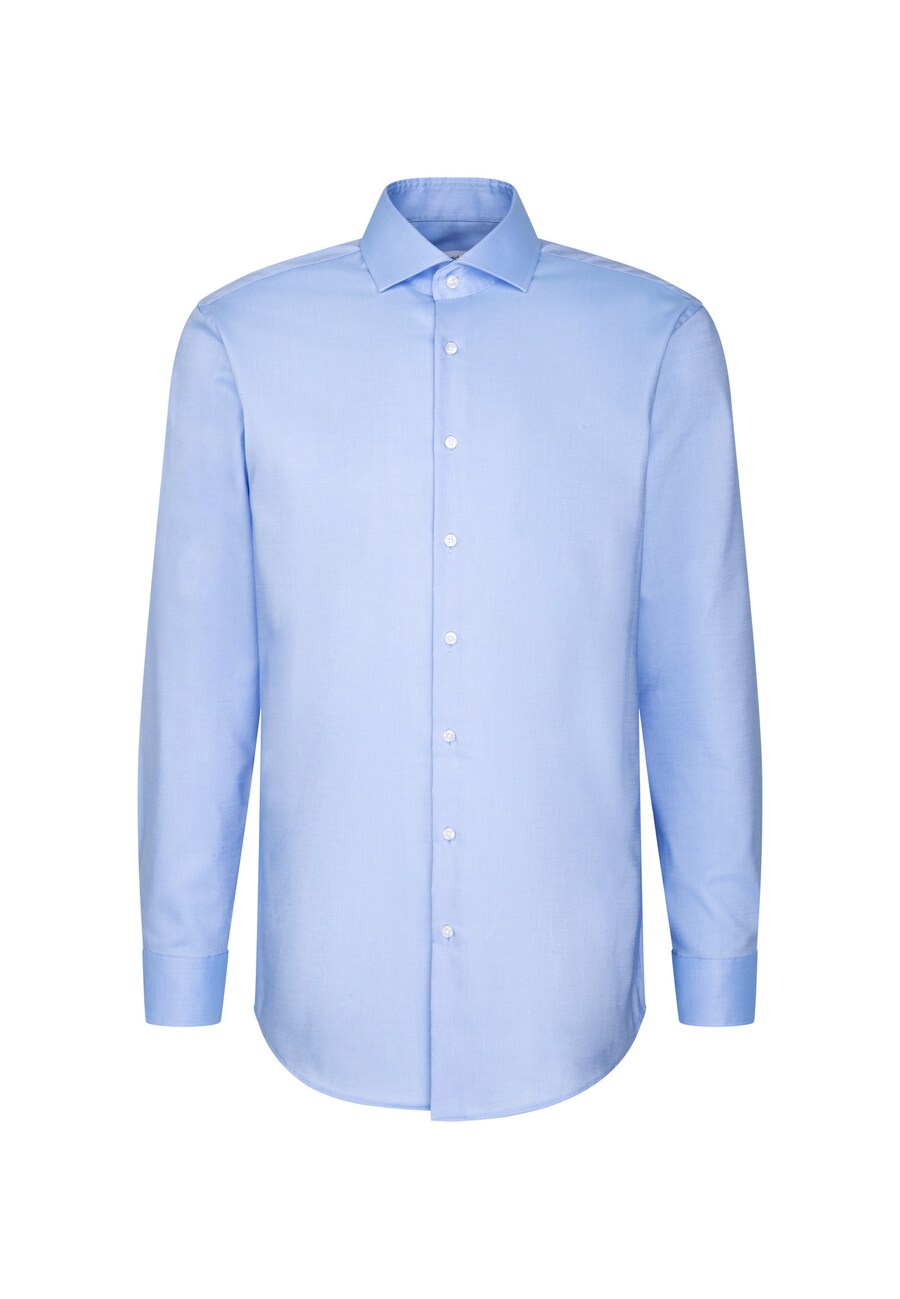 

Рубашка делового покроя Regular Fit SEIDENSTICKER Schwarze Rose, синий