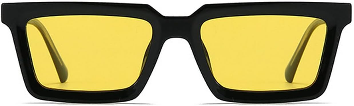 

Laureles Модные квадратные солнцезащитные очки для женщин в стиле ретро-винтаж, черные и серые прямоугольные солнцезащитные очки для мужчин, защита от УФ-излучения UV400, C2