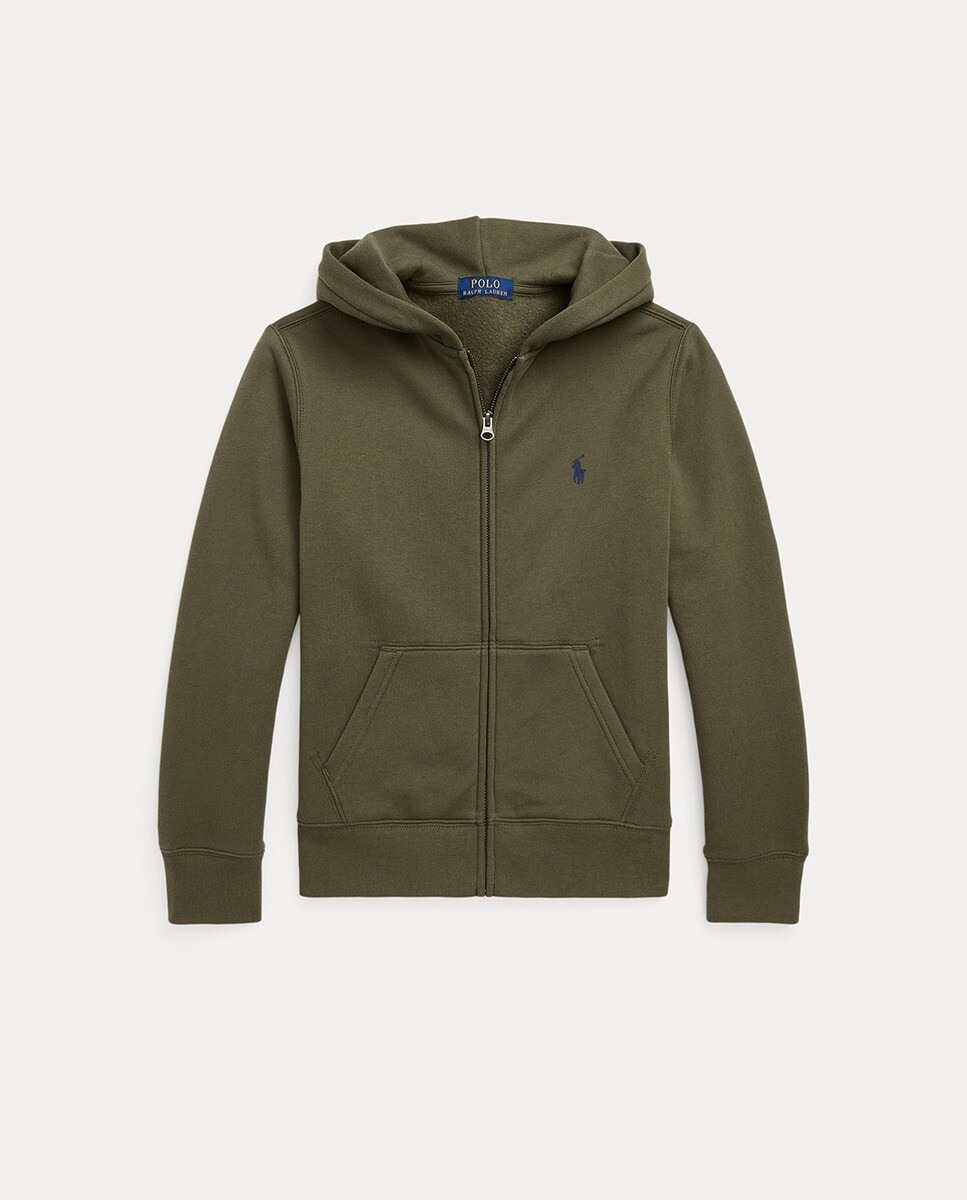 

Зеленая толстовка с капюшоном для мальчика Polo Ralph Lauren, зеленый