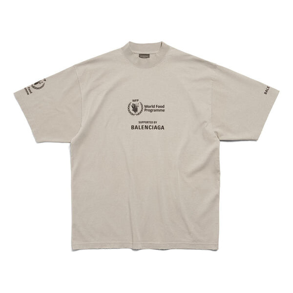 

Футболка wfp t-shirt 'grey black' Balenciaga, серый