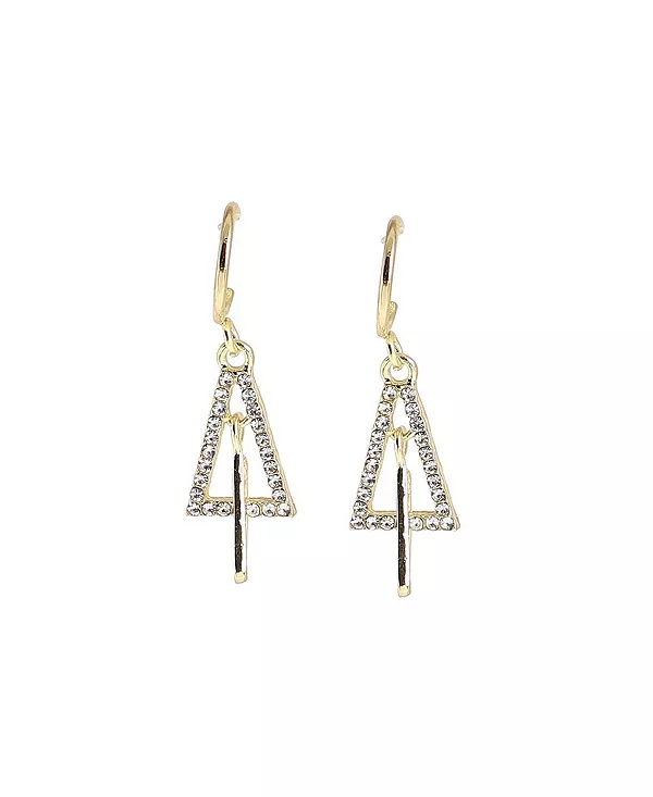 

Женские серьги-подвески с бриллиантами Sohi, gold