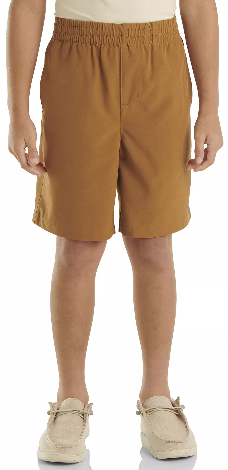 

Рабочие шорты Carhartt для мальчиков Rugged Flex Ripstop, цвет Carhartt Brown