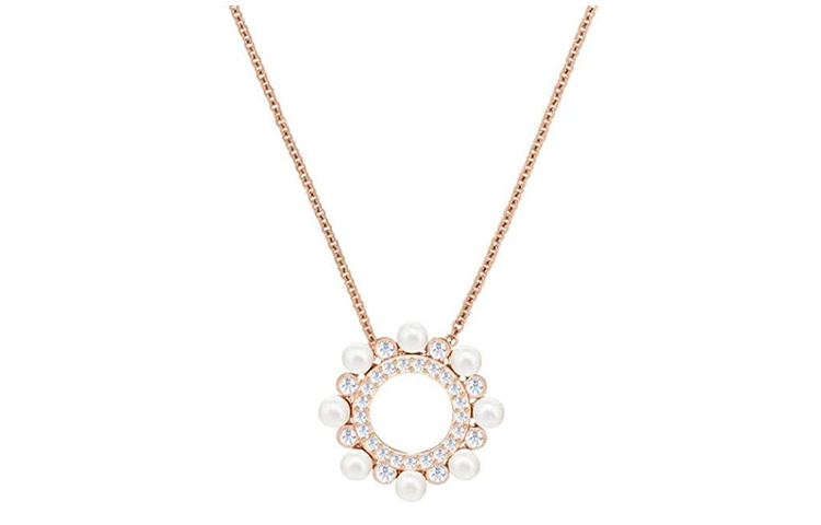 

Swarovski Кулон на шею для женщин с розовым золотым покрытием Major