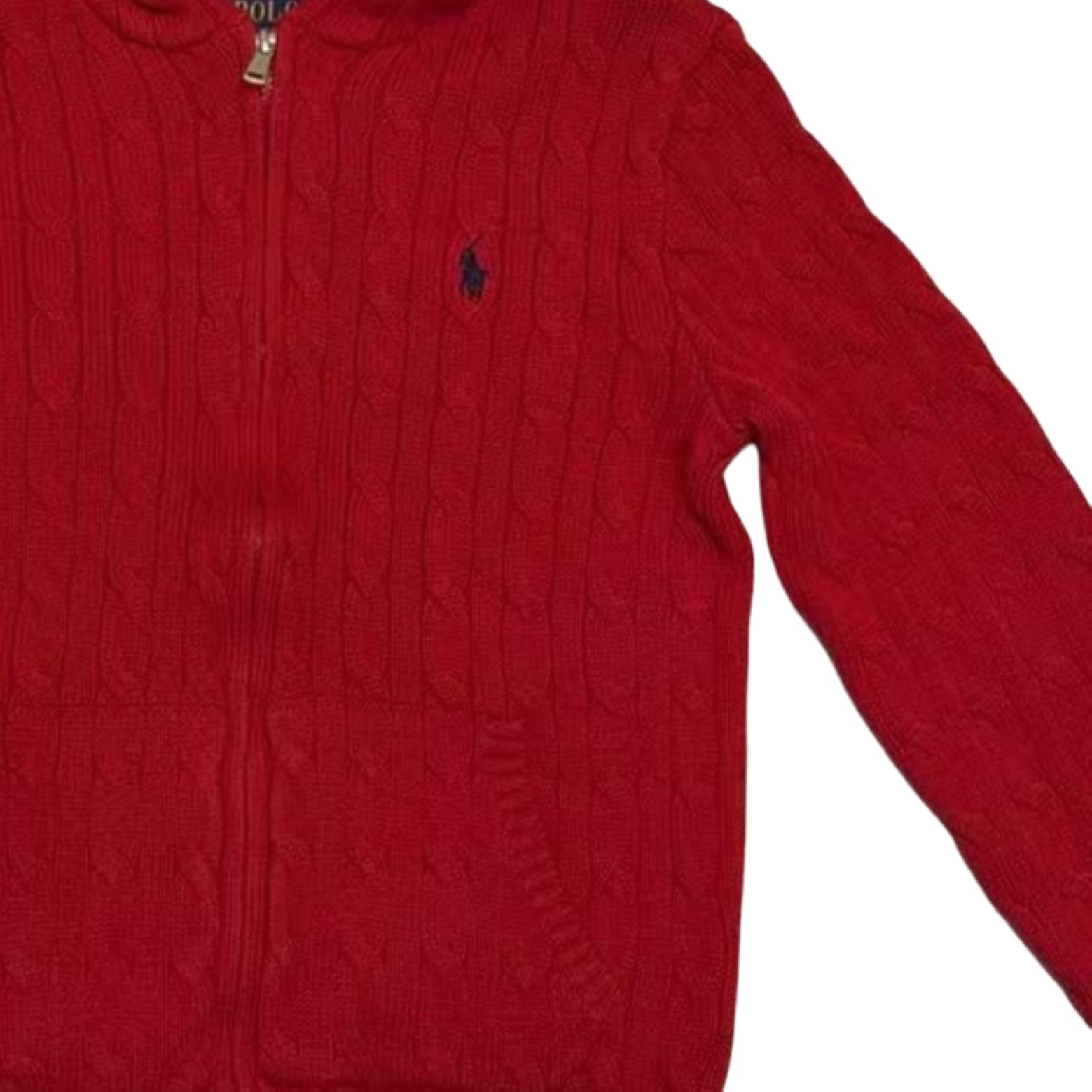 Детский свитер FW25 Polo Ralph Lauren, красный — фото 4