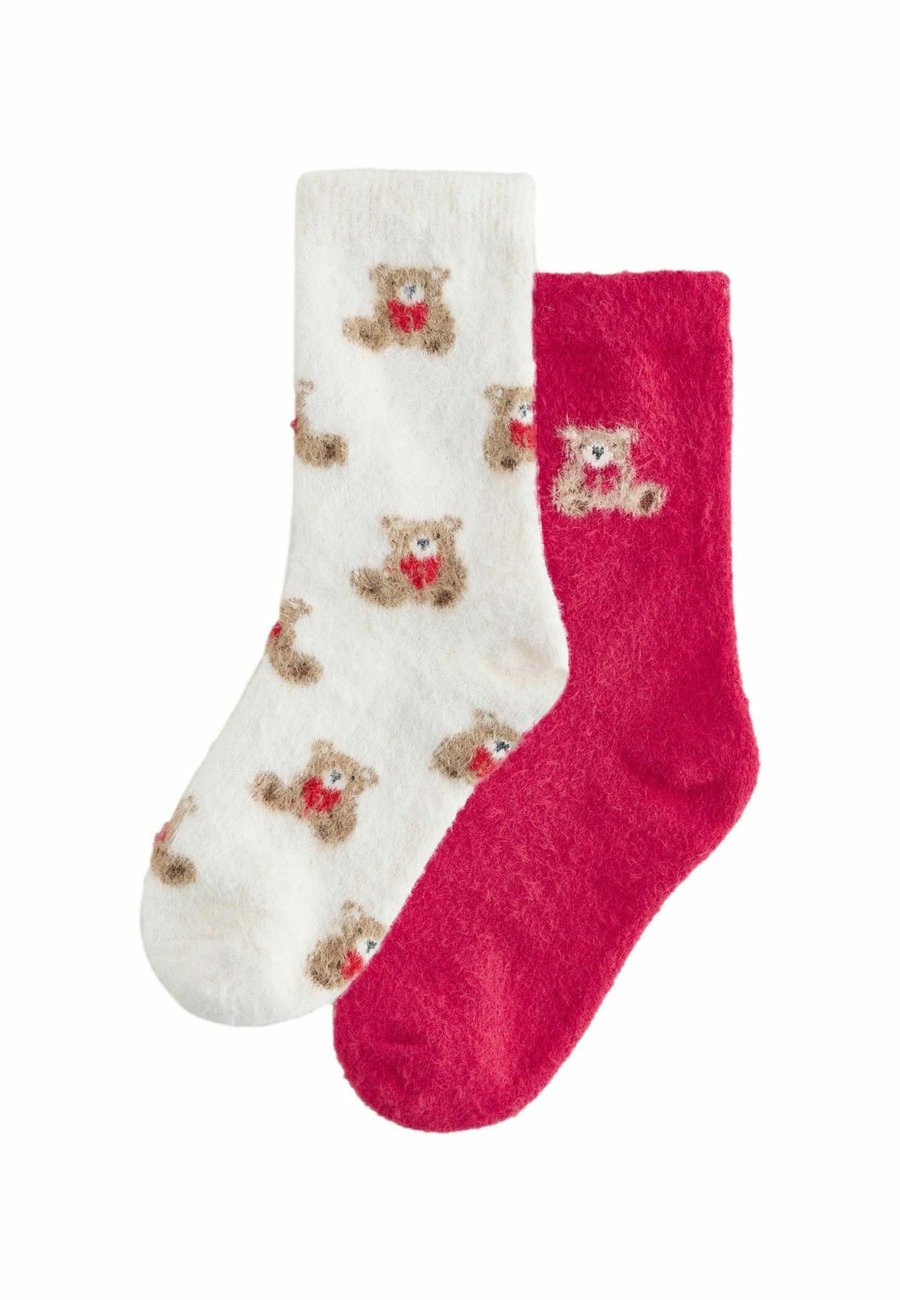 

Носки Next 2 PACK , Red Teddy Bear/Red