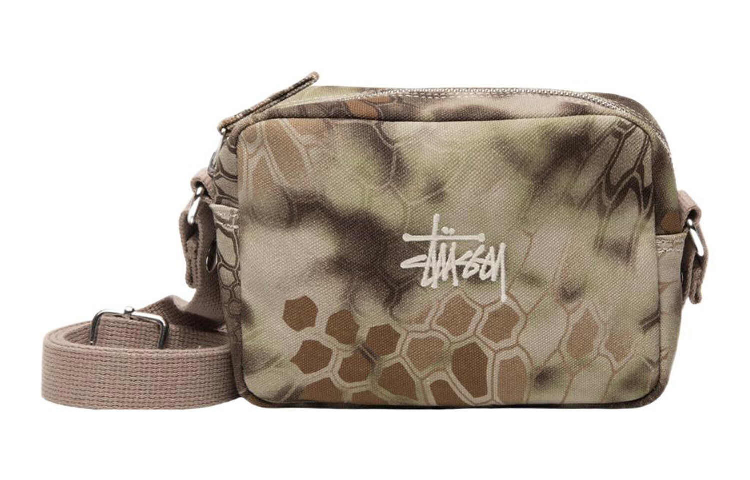 

Сумка через плечо унисекс Stussy, Brown/Multicolor, Коричневый, Сумка через плечо унисекс Stussy, Brown/Multicolor