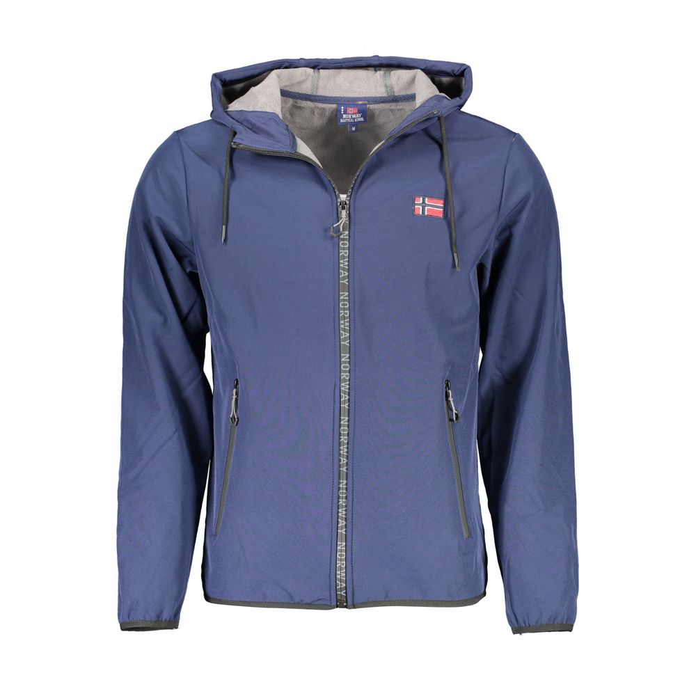 

Элегантная синяя куртка Soft Shell с капюшоном Geographical Norway