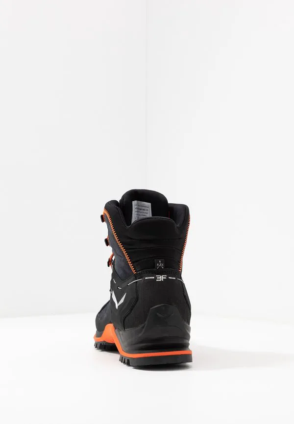 Горные ботинки ms mountain trainer mid gore-tex Salewa, Asphalt/Fluo Orange — фото 4