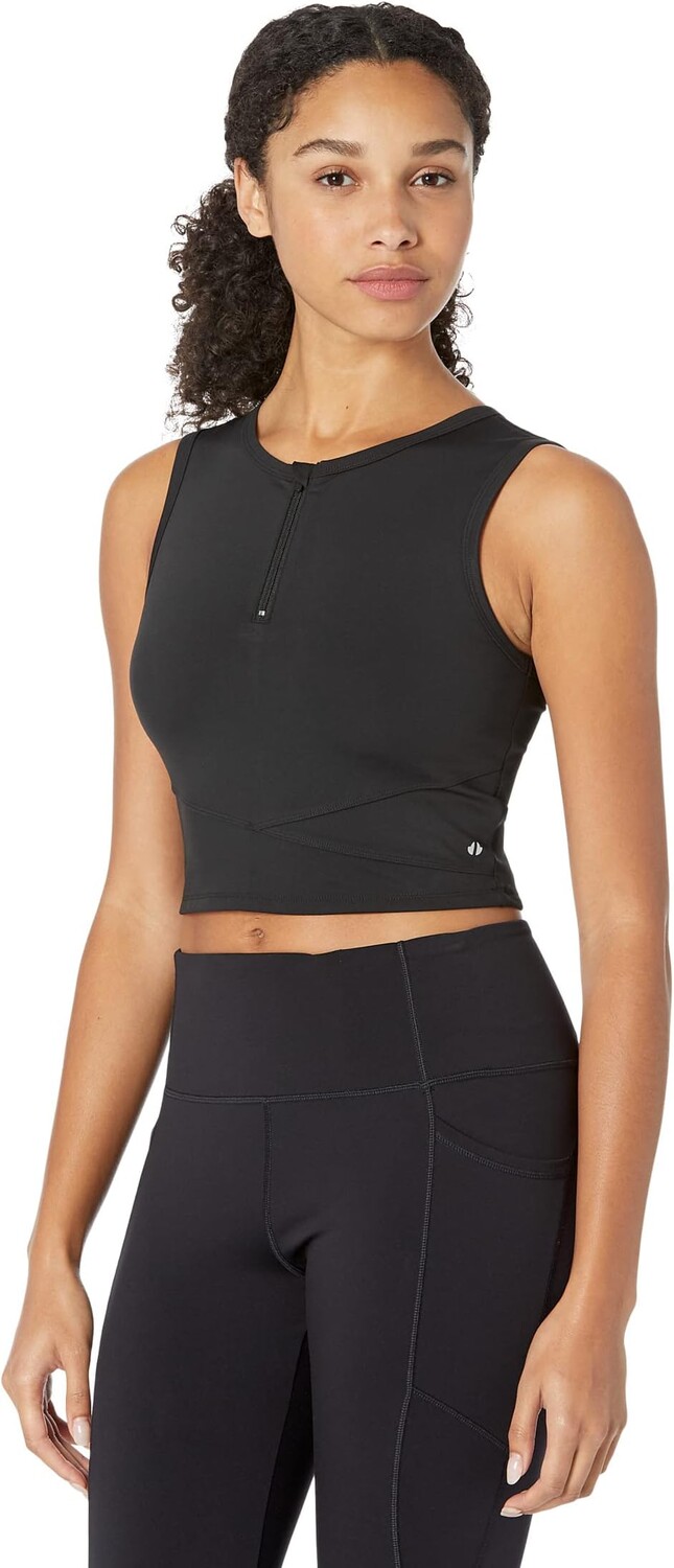 

Топ THRIVE SOCIETE Zip Front Tank, черный