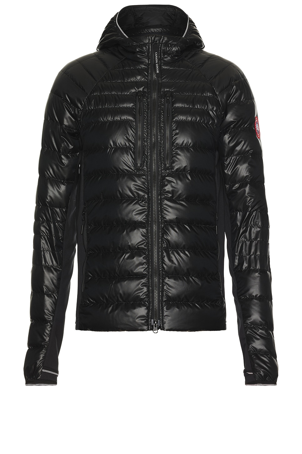 

Легкий пуховик с капюшоном Hybridge Lite Canada Goose, black