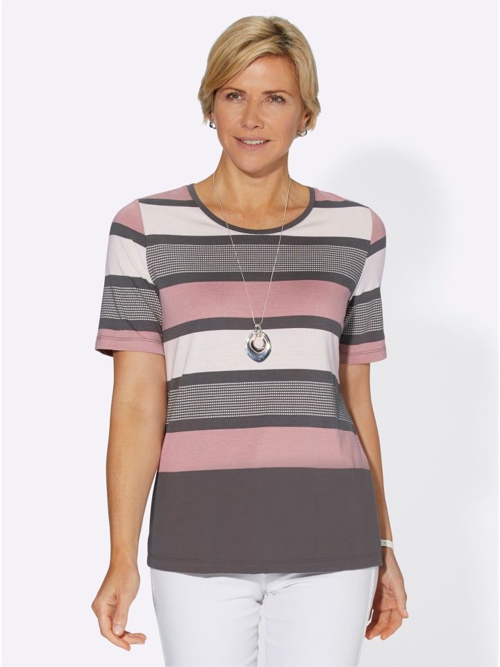 

Рубашка с круглым вырезом в полоску гортензии WITT WEIDEN