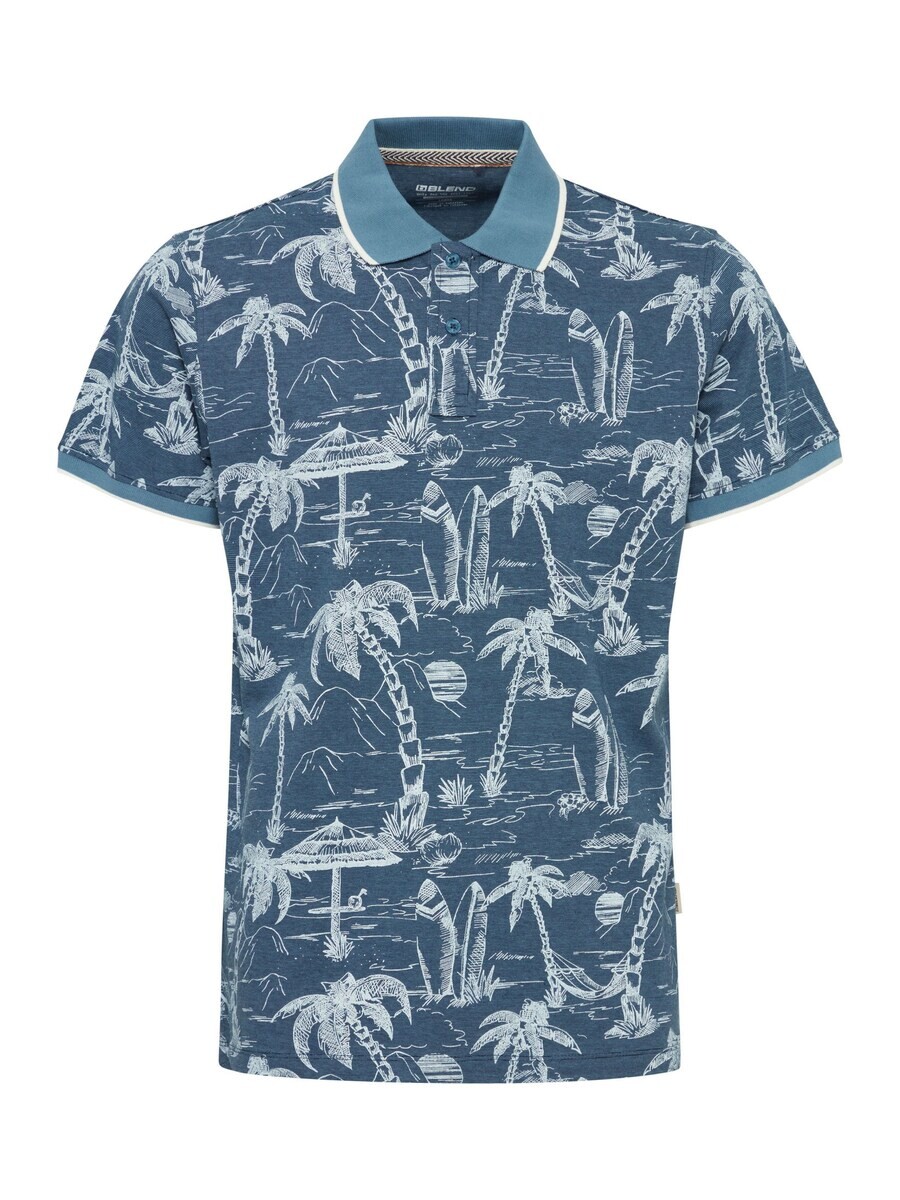 

Рубашка поло BLEND Shirt, цвет dusty blue/light blue