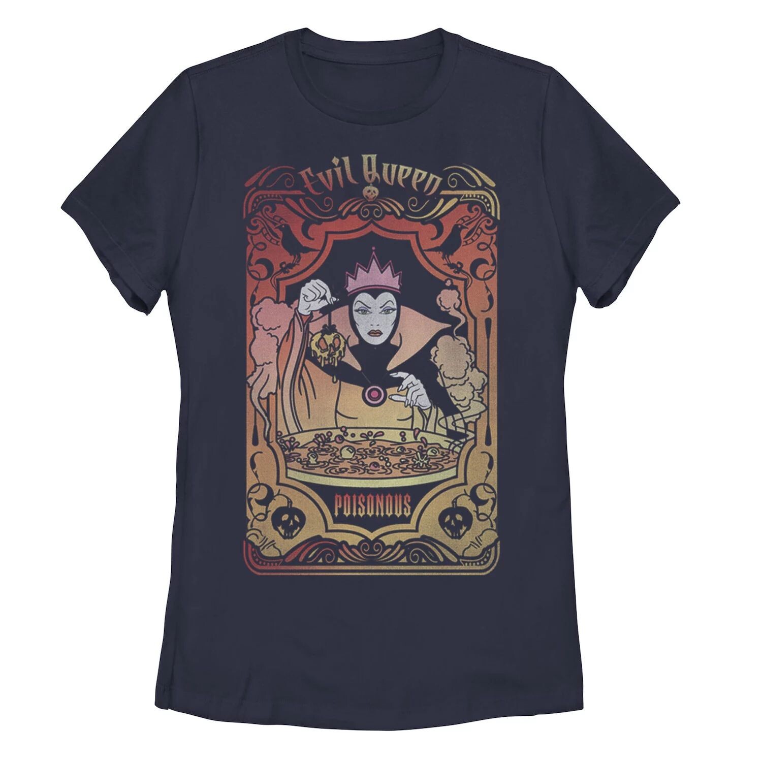 

Футболка с картой Таро «Ядовитый градиент» Disney's Evil Queen Juniors Licensed Character