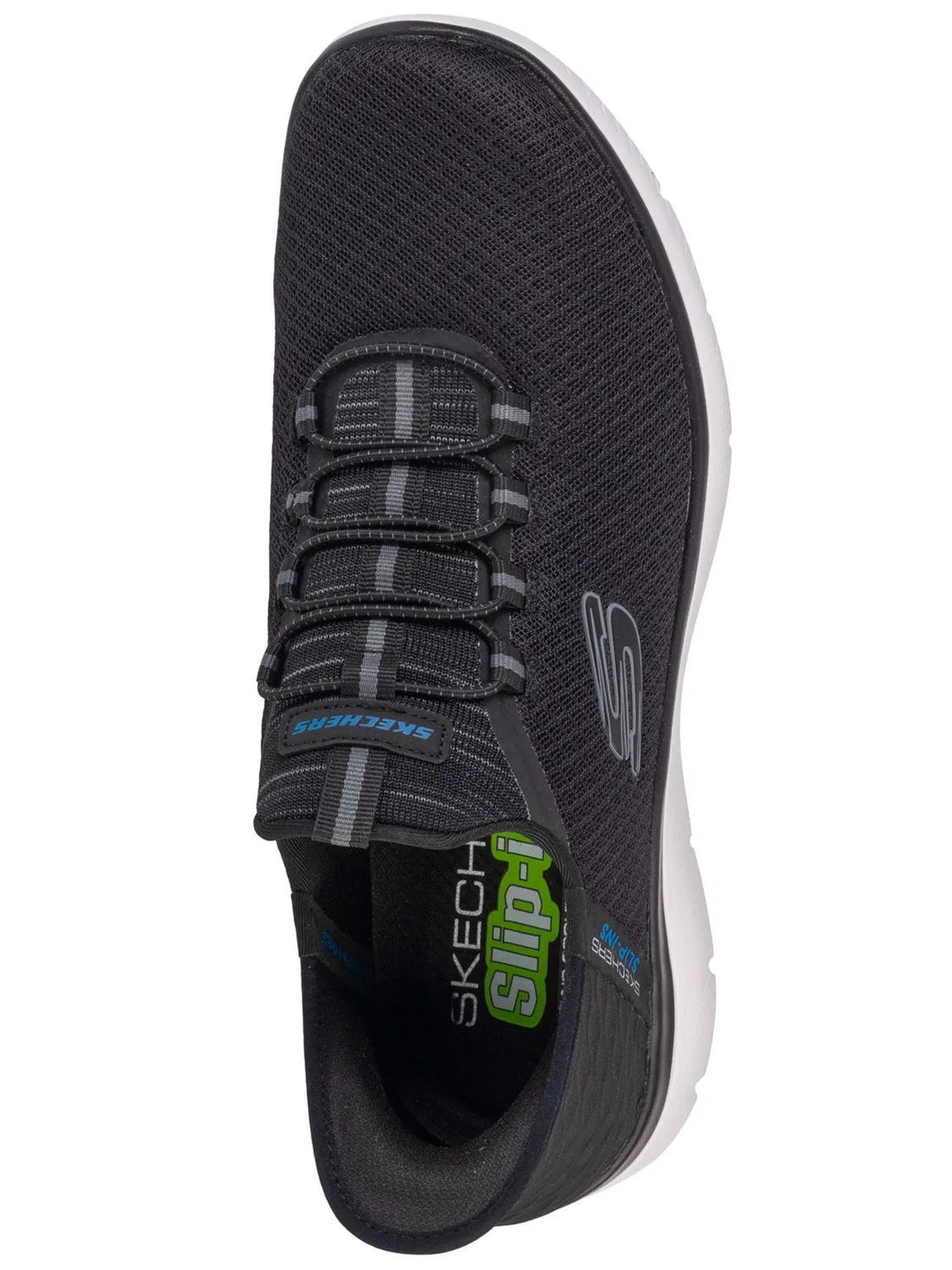 Кроссовки 'Skechers Slip-Ins Summits - High Range' Skechers, Mottled Black — фото 4