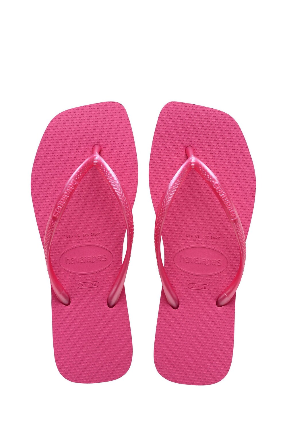 

Розовые квадратные босоножки Havaianas, розовый