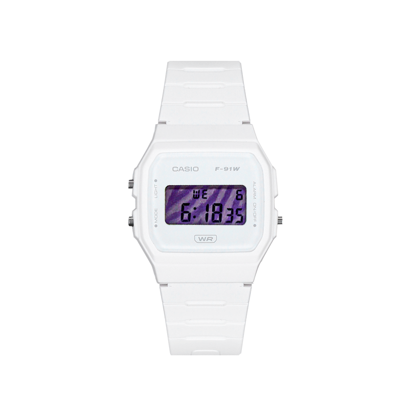 

CASIO Ретрофит серия кварцевый механизм часы унисекс purple циферблат