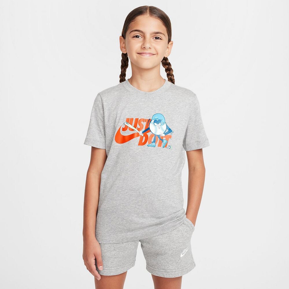 

Футболка Nike с рисунком для мальчиков 8–20 лет, серый